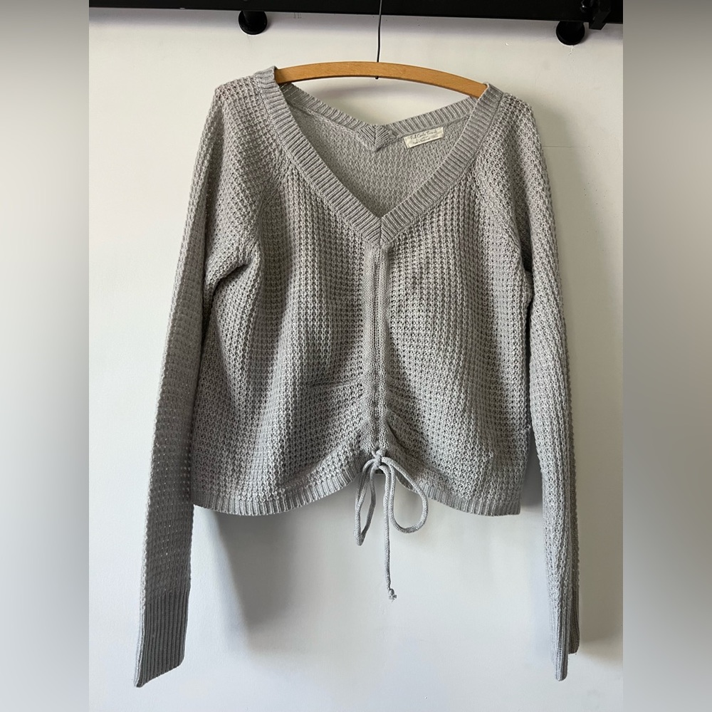 Grey sweater - adjustable length